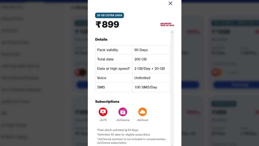 reliance Jio, Jio Offer, Jio New Plans, Jio 90 days validity Plan, Jio Cheapest Plan