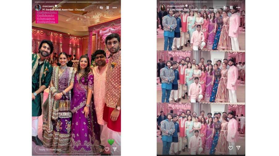Radhika merchant anant ambani garba night
