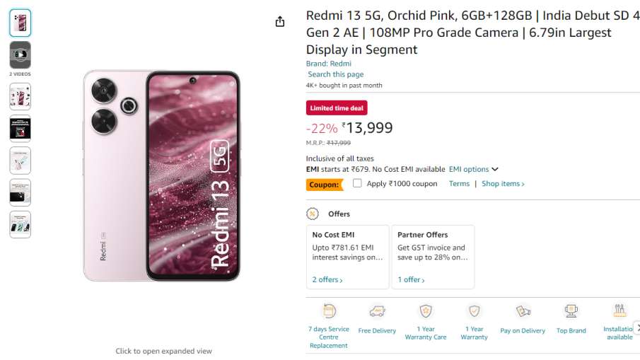 Redmi 13 5G Offer