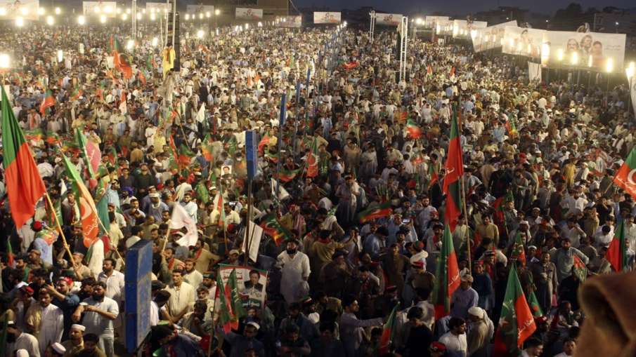 Pakistan Imran Khan Supporters Rally