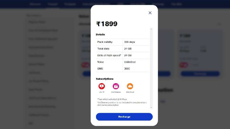 Jio 336 days plan, jio recharge plan