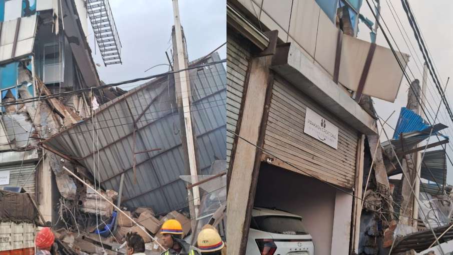 Building collapsed in Transport Nagar