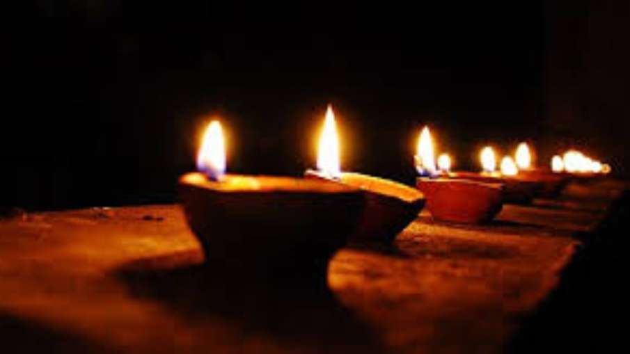 Diyas are lit in the village for 5 days