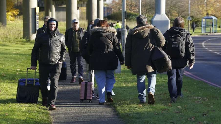 Aeroporto de Gatwick na Grã-Bretanha