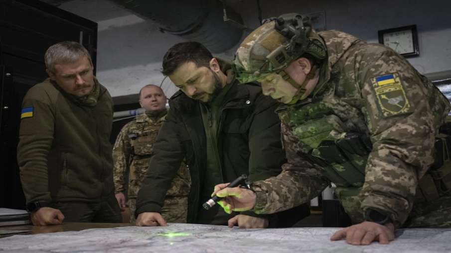 Volodymyr Zelenskyy in War Zone