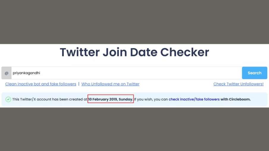Twitter Join Date Checker
