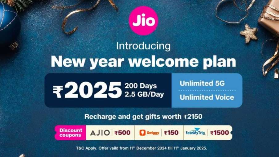 Jio New Year Welcome Plan