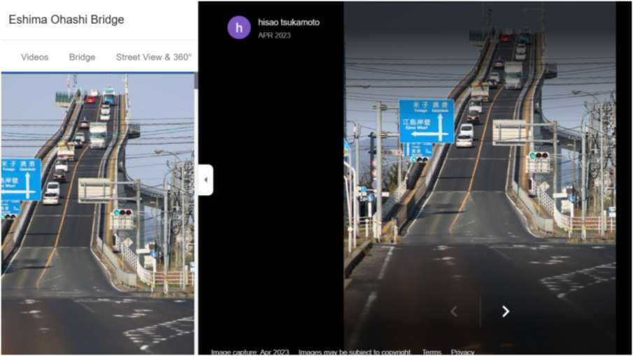 Cek Fakta Gambar Jembatan Ishima-Ohashi yang terkenal di Jepang ditampilkan seperti yang ditunjukkan pada klaim UP f