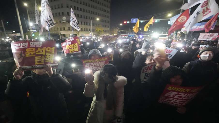 Protest Against South Korea Martial Law