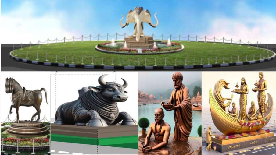 26 चौराहों पर लगाई जाएंगी देवी-देवताओं की मूर्तियां।