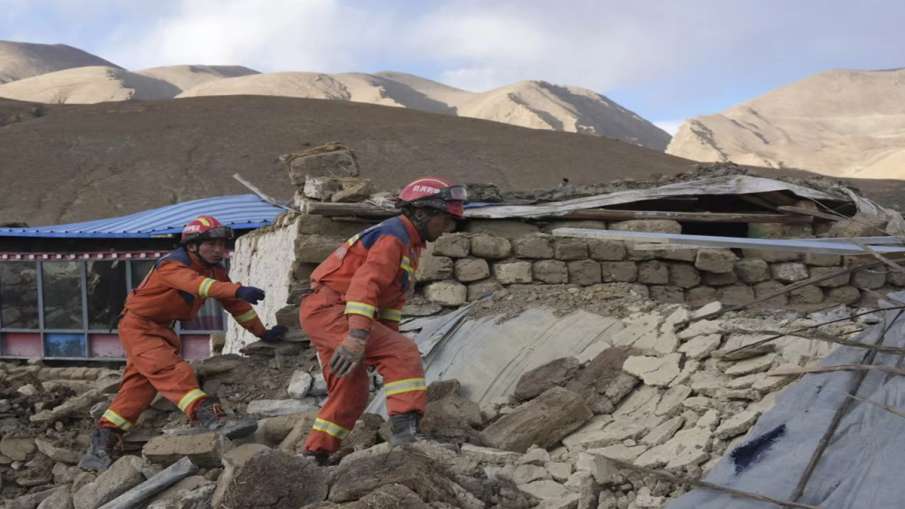 तिब्बत में भूकंप के बाद जारी है बचाव कार्य