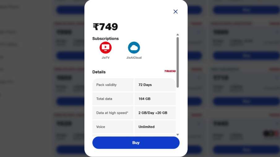 Jio, Jio Offer, Jio Recharge, Recharge Offer, Tech news, Tech news in Hindi, Recharge Plan, Jio 72 d