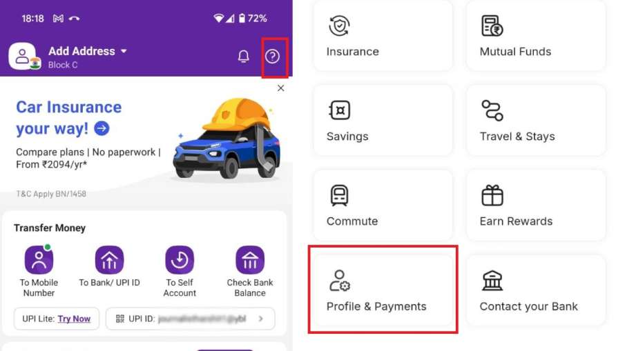 PhonePe, how to delete PhonePe account