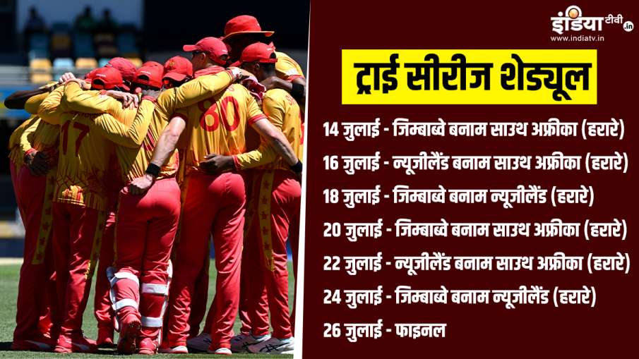 Zimbabwe, South Africa And New Zealand Tri Series