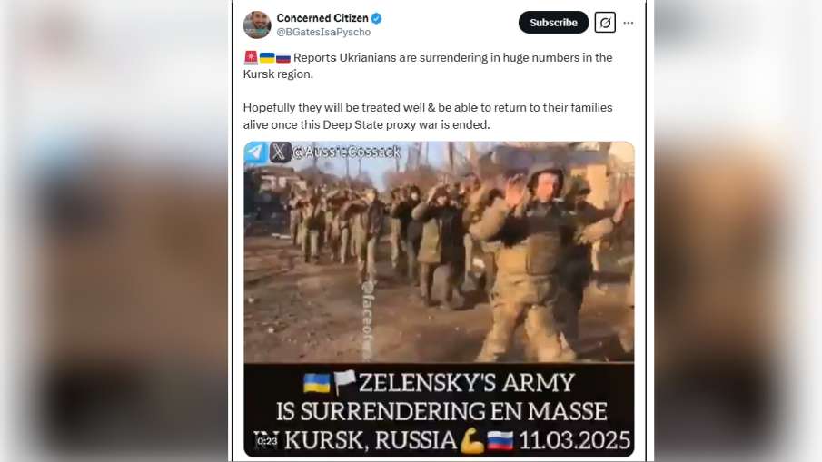 Claim is going viral about Ukrainian soldiers