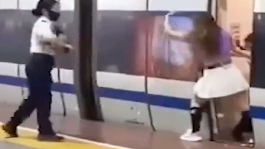 In China, a woman created a ruckus to stop high-speed train