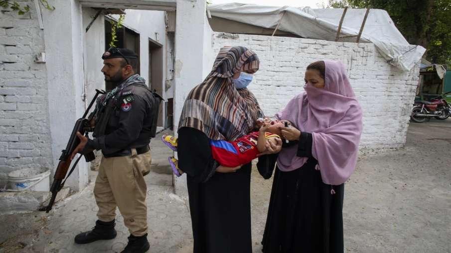 Vaccination of polio in gun shadow in Pakistan