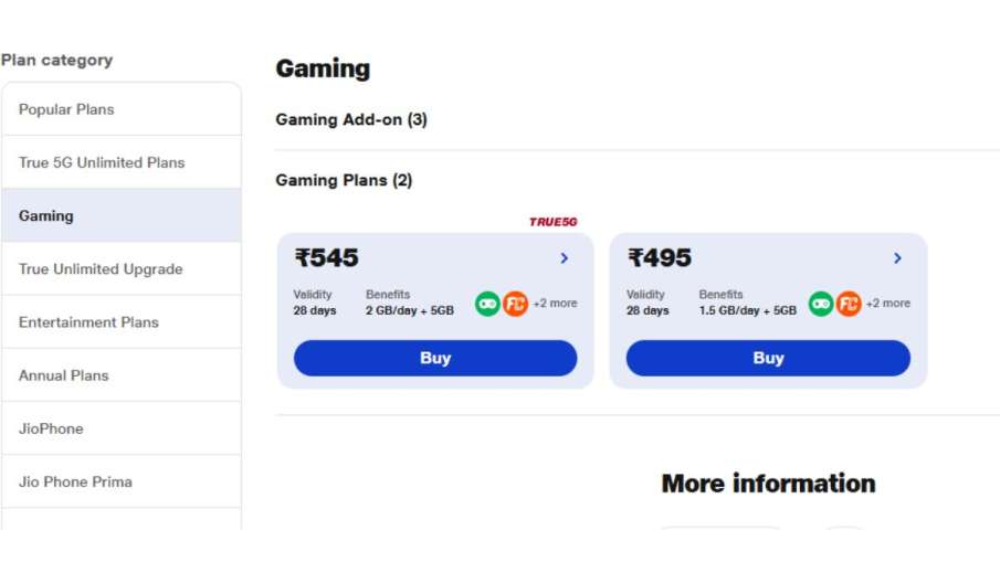   Jio 48 RS Plan, Jio 495 Plan Details, Jio 545 Plan Details, Jio 98 Plan, Jio 98 Plan Details, Jio 9