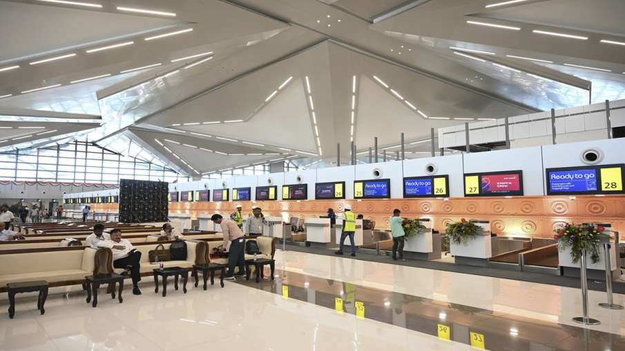 new terminal of Jai Prakash Narayan International Airport