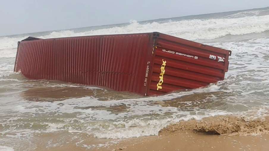 Dangerous chemicals seeping from container