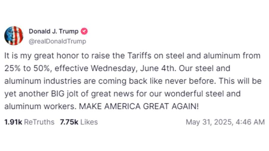 ट्रंप ने ट्रुथ सोशल पर किया पोस्ट। ट्रंप ने ट्रुथ सोशल पर किया पोस्ट।