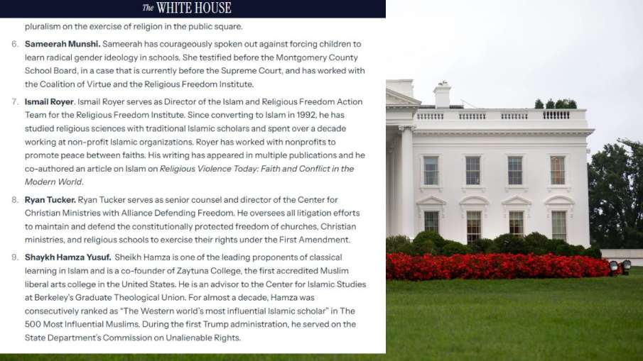 ह्वाइट हाउस की वेबसाइट से ली गई रिलीज। ह्वाइट हाउस की वेबसाइट से ली गई रिलीज।