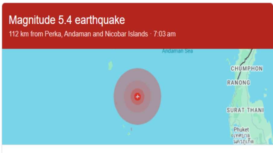 Earthquake came in the morning