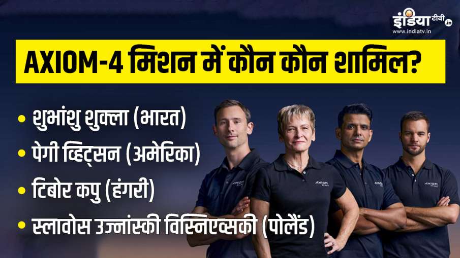 Axiom-4 space mission Shubhanshu Shukla will be in the role of pilot a historic moment for India exp