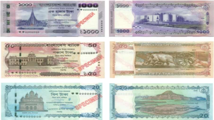 New notes of Bangladesh
