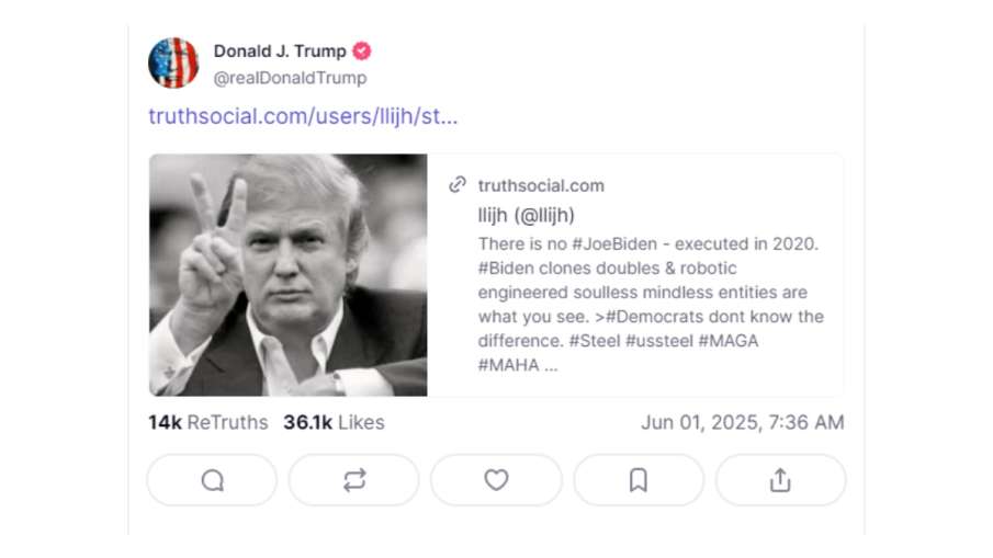 trump post