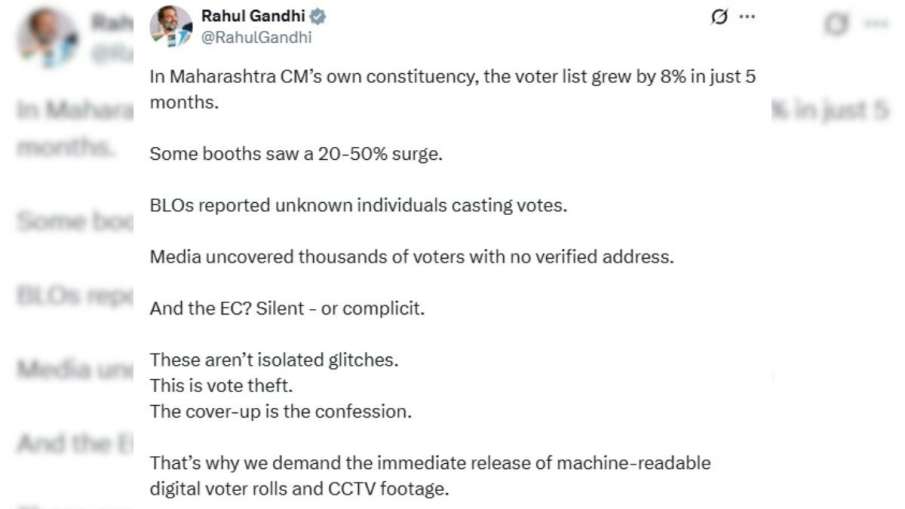 CM Devendra Fadnavis retorted to Rahul Gandhi post said the pain of defeat in Maharashtra is increas