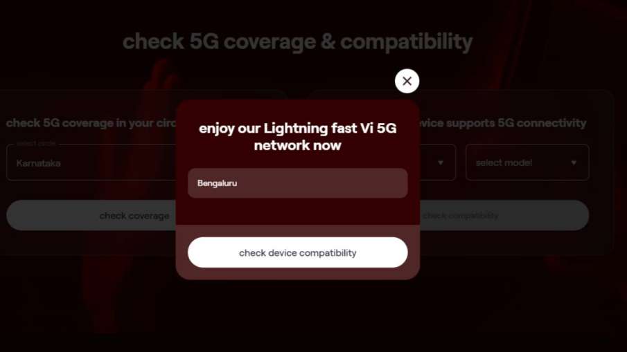 Vodafone Idea 5G Service