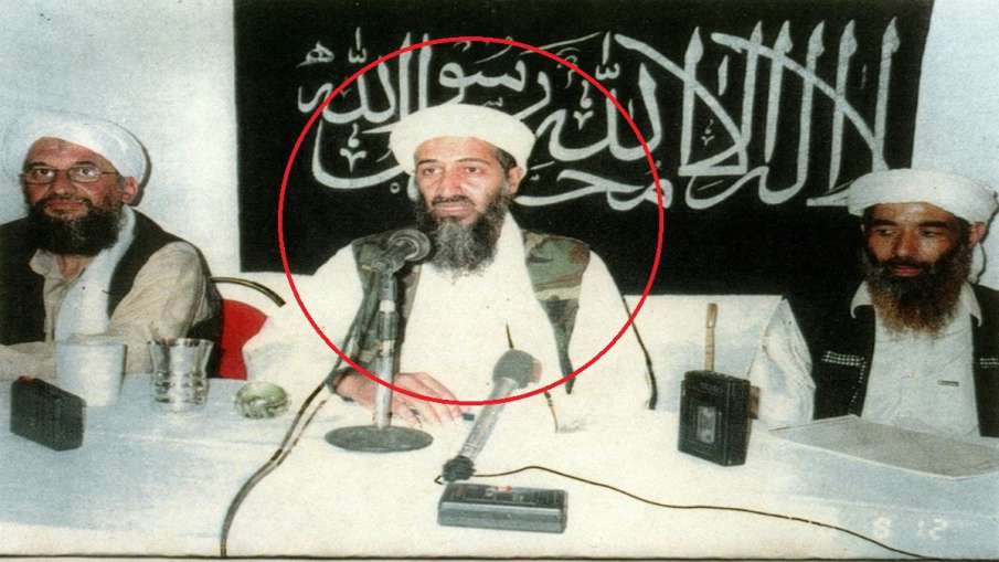 Osama bin Laden (in red circle)