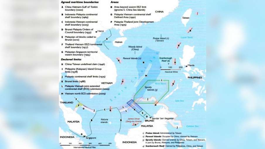 South China Sea tensions, China aggression, India vs China