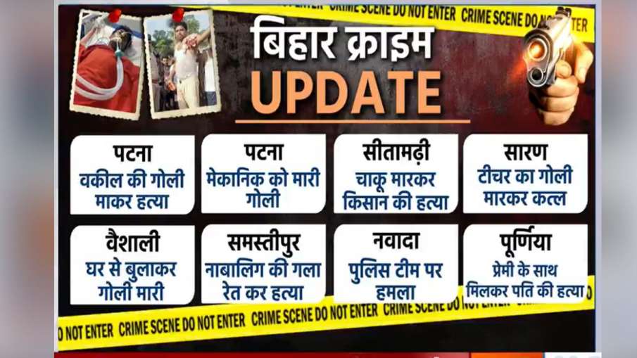 बिहार का क्राइम अपडेट।