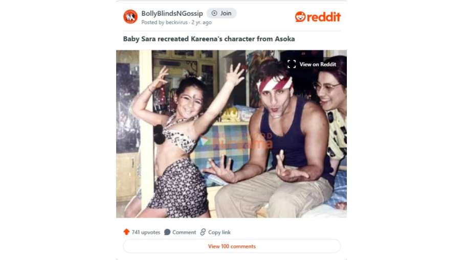 Sara ali khan childhood throwback photo