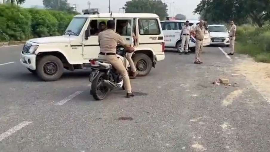 पुलिस ने किया एनकाउंटर, आरोपी के पैर में लगी गोली