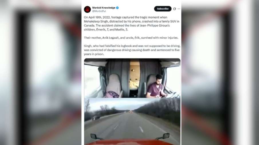 事實檢查，卡車司機病毒視頻