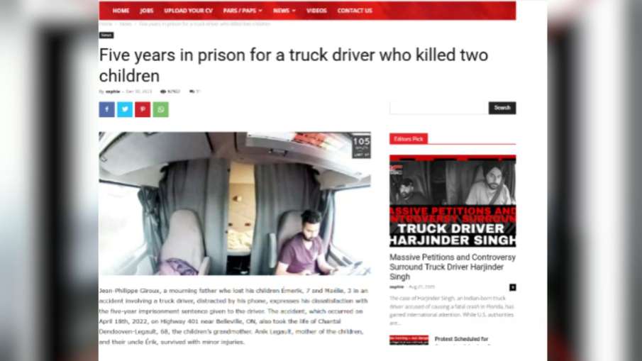 事實檢查，卡車司機病毒視頻