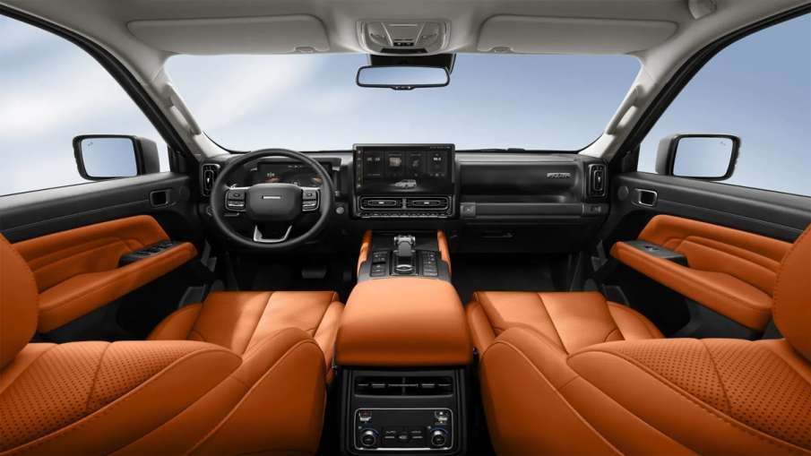 Haval H9 এর অভ্যন্তরভাগ।