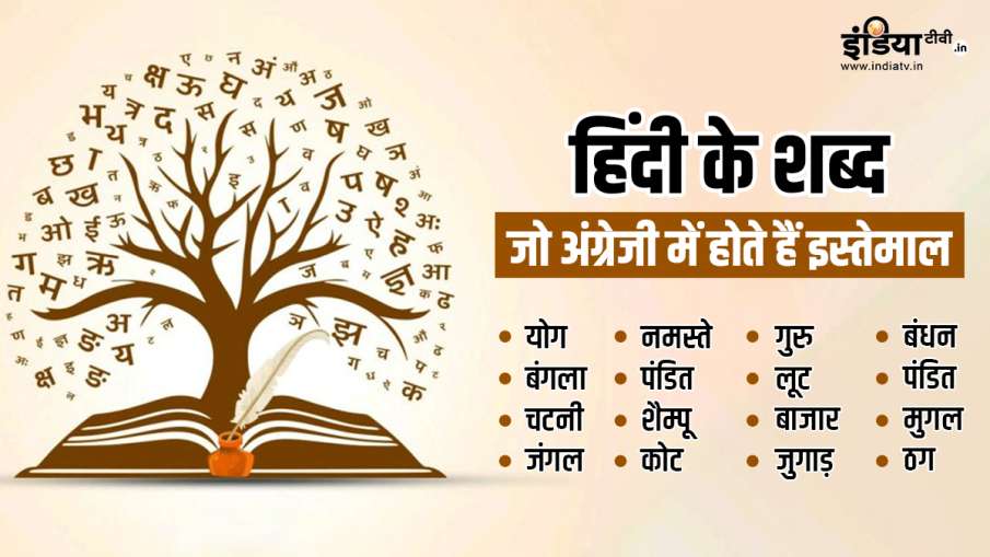 हिंदी के शब्द जो अंग्रेजी में होते हैं इस्तेमाल