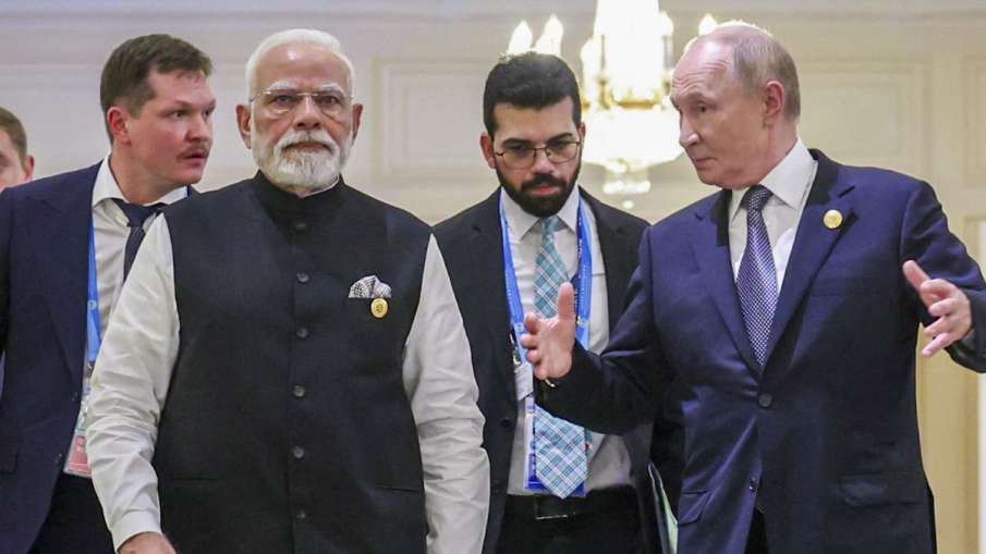PM Modi With Putin