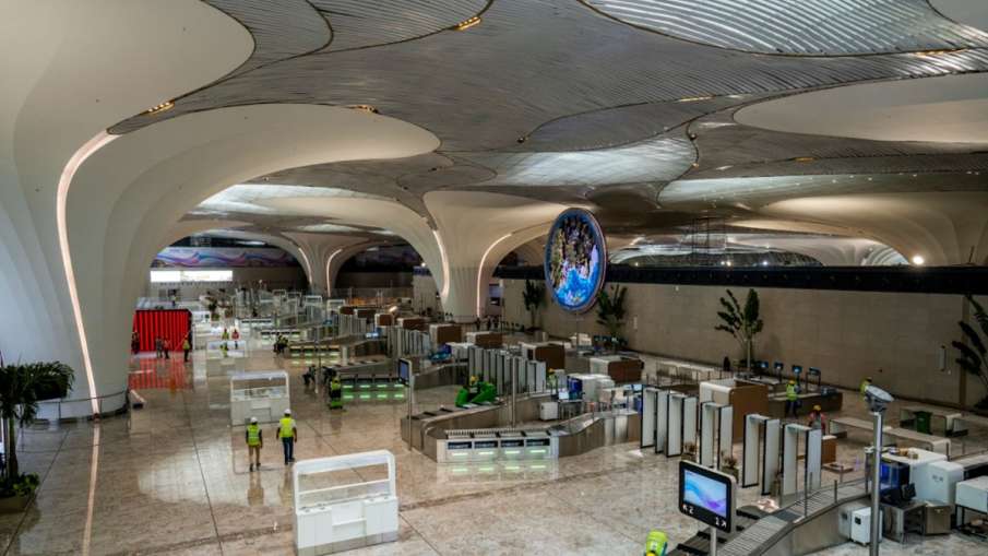 नवनिर्मित नवी मुंबई इंटरनेशनल एयरपोर्ट। नवनिर्मित नवी मुंबई इंटरनेशनल एयरपोर्ट।