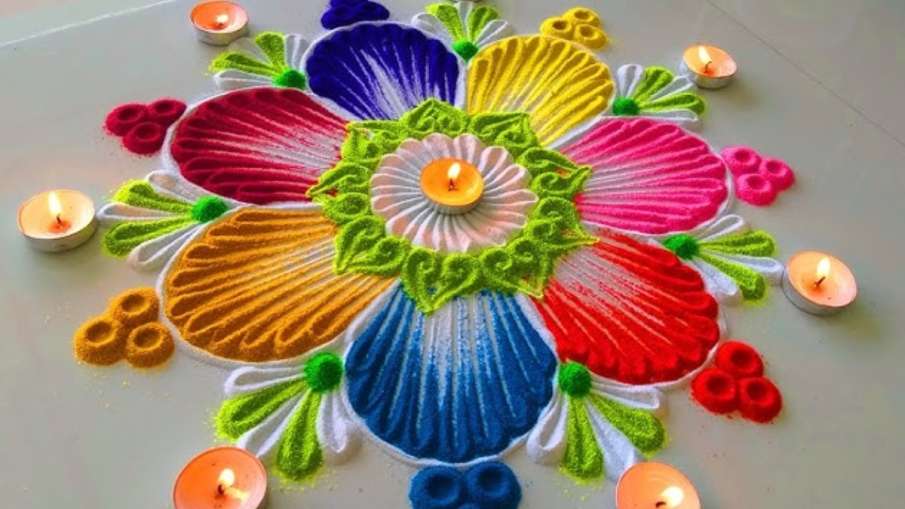 घर की सुंदरता बढ़ाने वाली रंगोली
