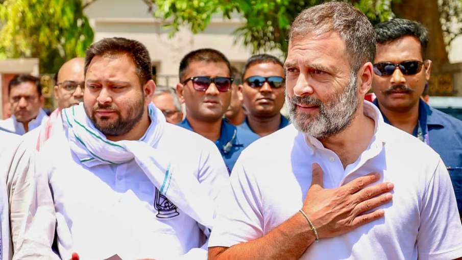 तेजस्वी यादव और राहुल गांधी