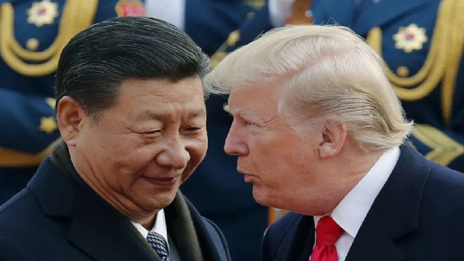 Donald Trump (R) Xi Jinping (L)