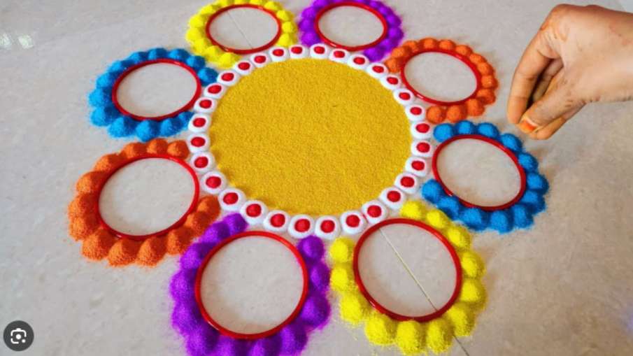 बिंदु वाली रंगोली