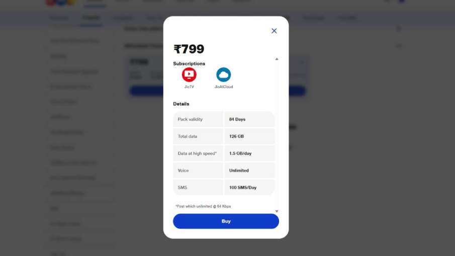 Jio, Jio Recharge plan, Reliance Jio