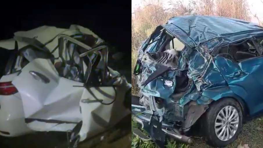 कई गाड़ियां आपस में टकराई, कई गाड़ियां आपस में टकराई,