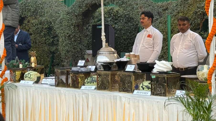 सेना प्रमुख के आवास पर बने व्यंजन